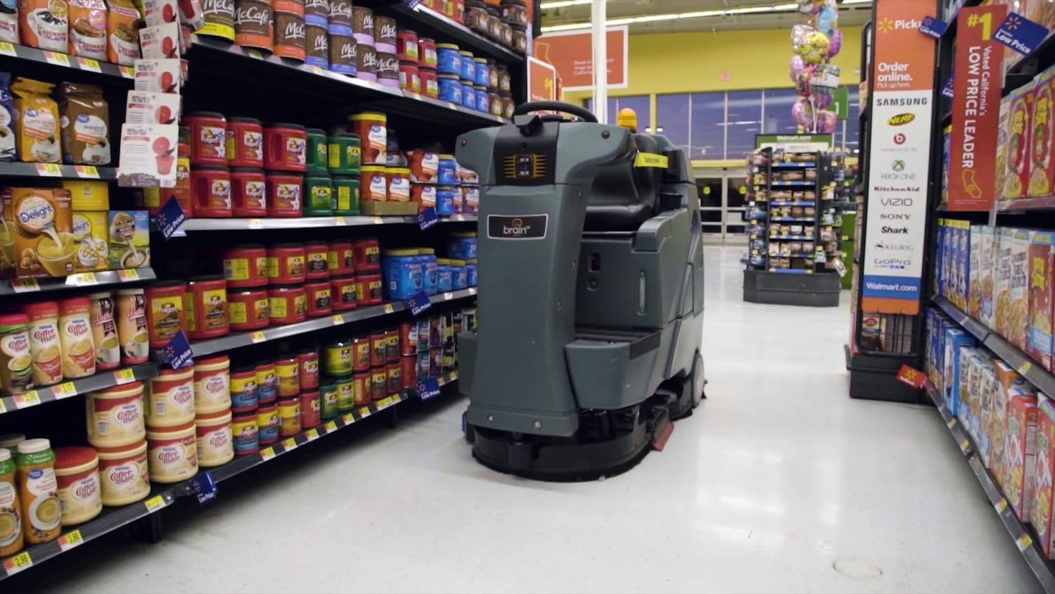 Robot janitors are moving into Walmart