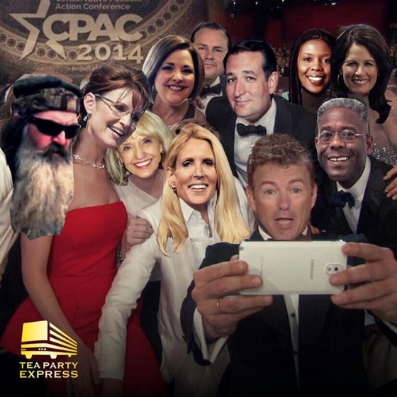 Tea Party Replicates Oscar Selfie At Cpac