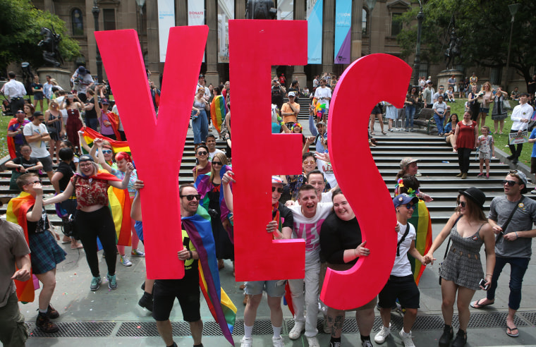 Australians Celebrate Majority Support For Same Sex Marriage