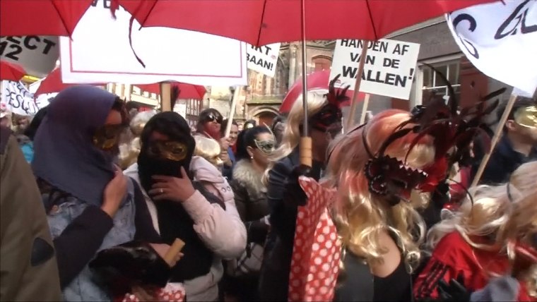 Amsterdam Sex Workers March To Preserve Red Light District