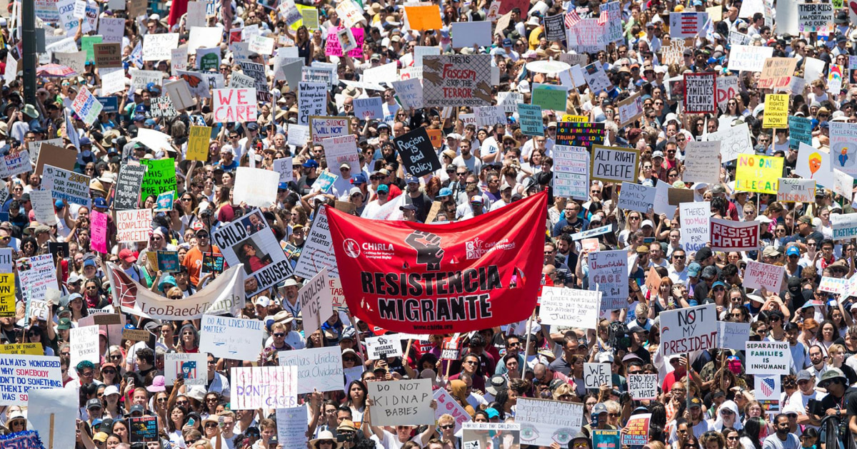 Thousands Across The U S Protest In Keep Families Together March