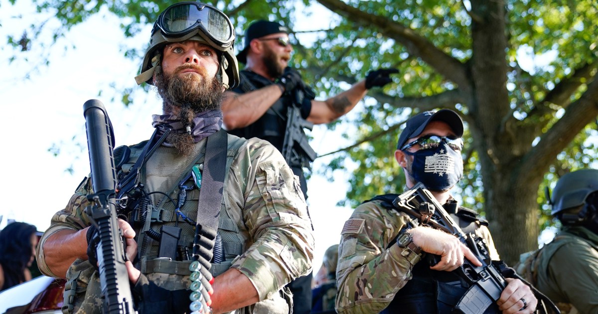 Kentucky Derby Racial Justice Protesters Armed Militia Groups