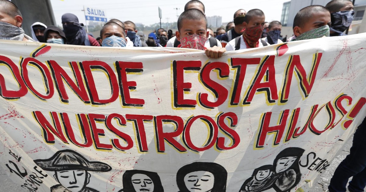 We Thirst For Justice Ayotzinapa Relatives March For The Ninth