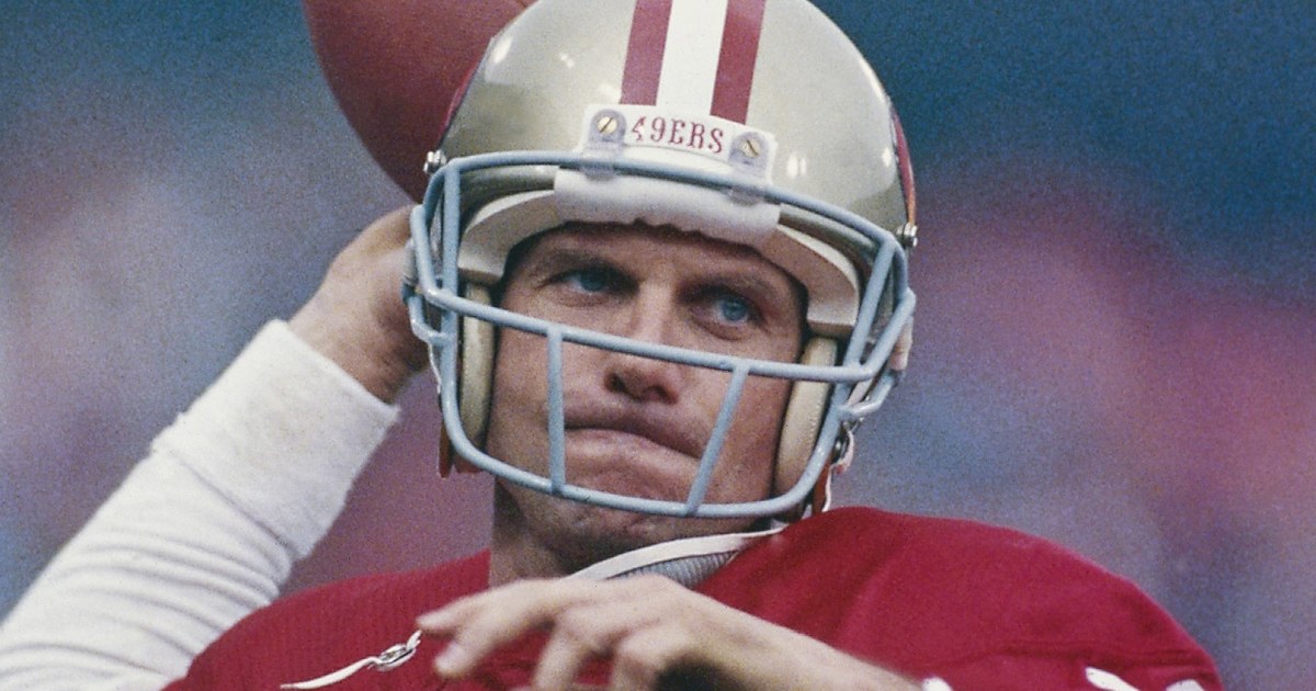 Jersey de Joe Montana se subasta en una cifra récord