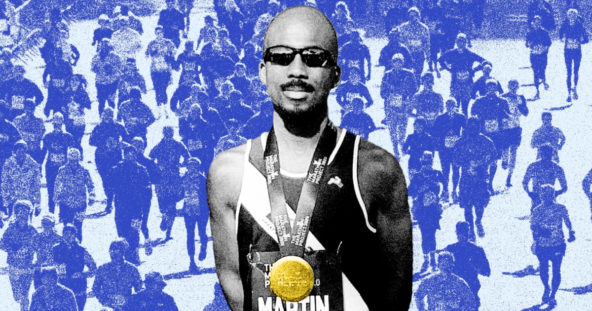 Nathan Martin está listo para competir en el Maratón de la Ciudad de Nueva York, y los corredores negros están emocionados.