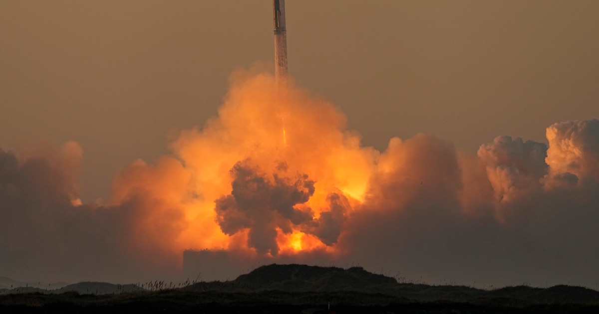 La Nave Starship De SpaceX Logra Despegar Y Separarse De Su Propulsor