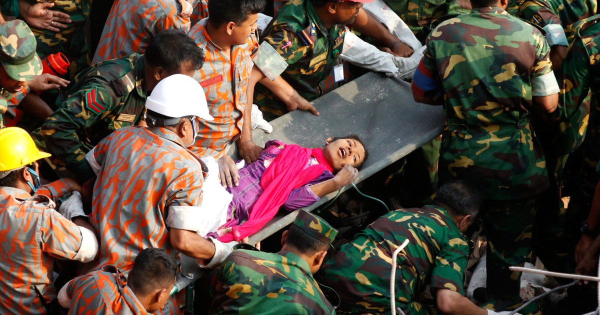 Miracle Rescue As Woman Is Pulled Alive From Bangladesh Rubble After Days