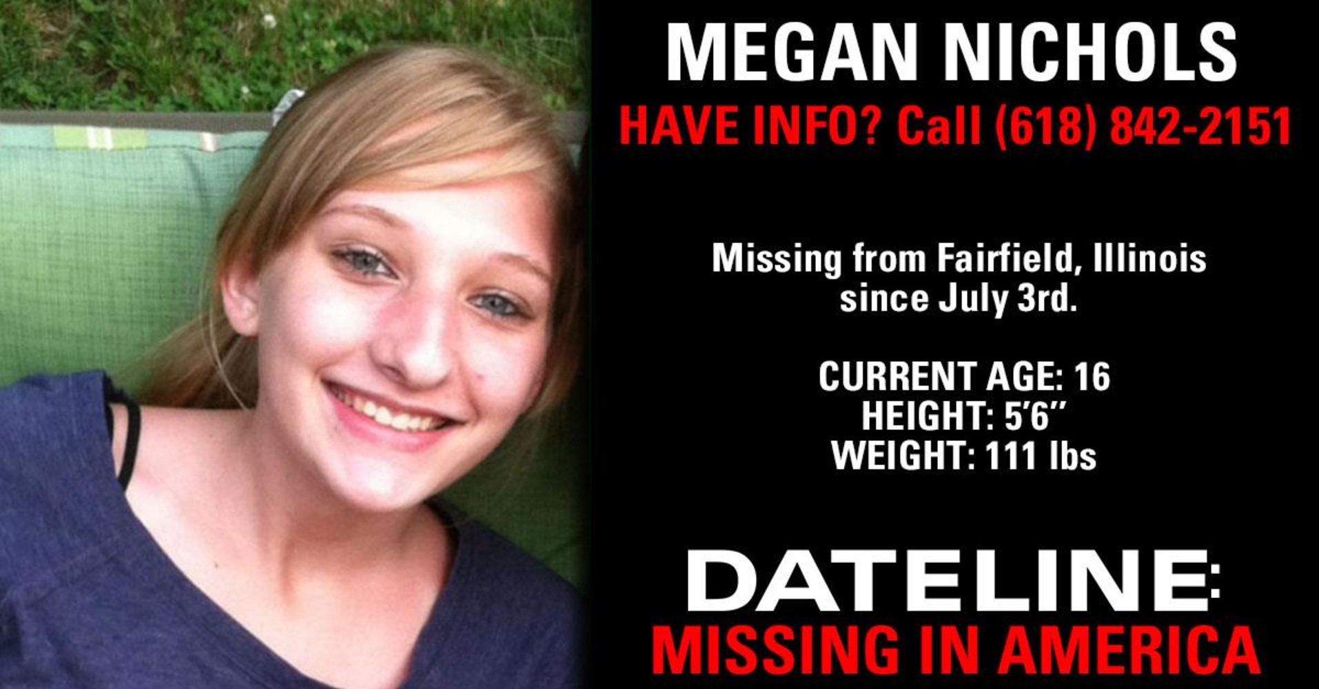 Megan missing