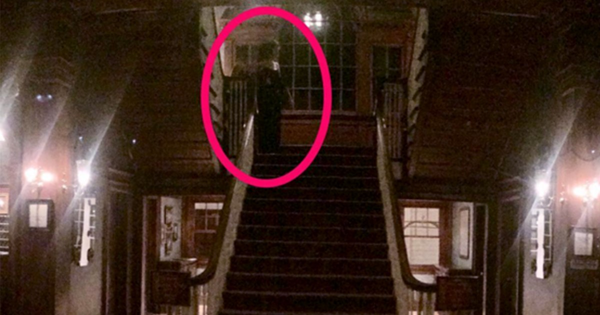 Ghostly Image Captured At The Stanley Hotel The Inspiration For The