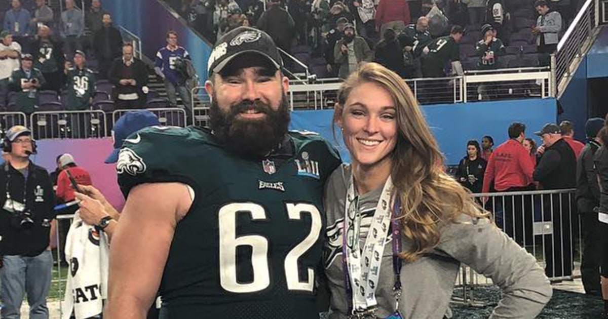 Why Kylie Kelce won't be sitting with her family members at tonight's Chiefs-Eagles game