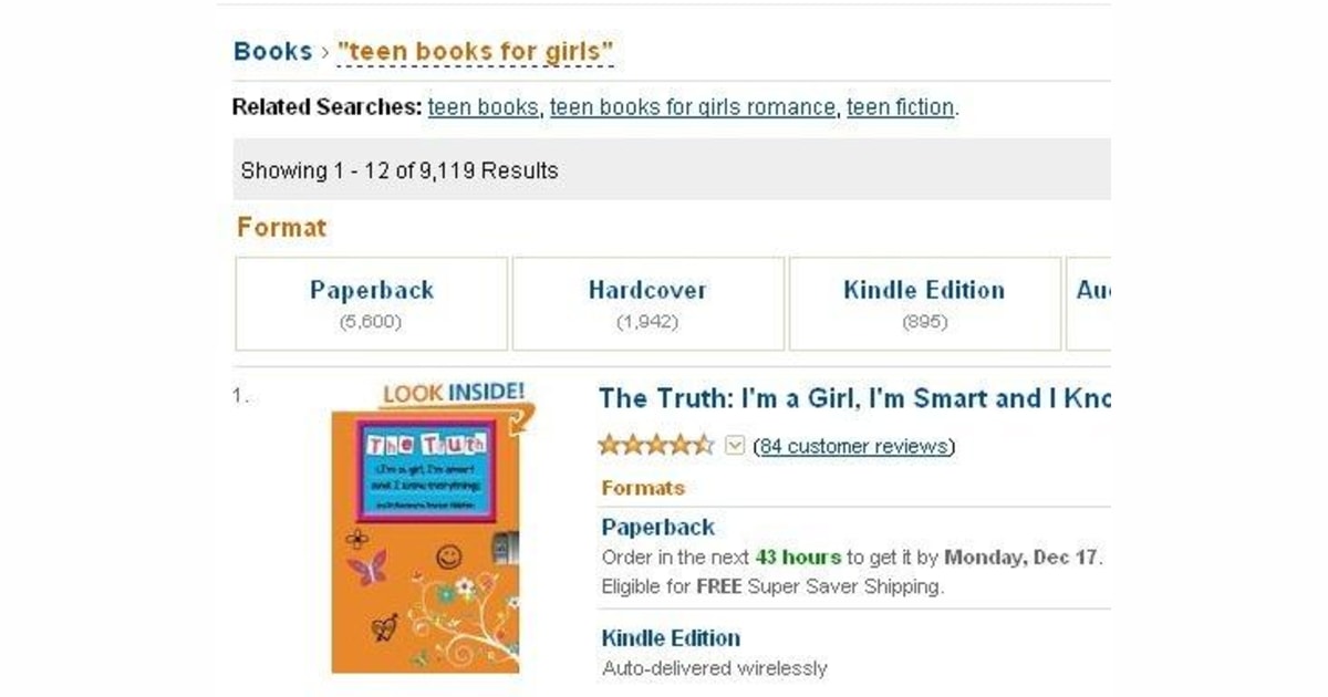 Bare With Her Grandma Searches Amazon For Teen Books Finds Porn