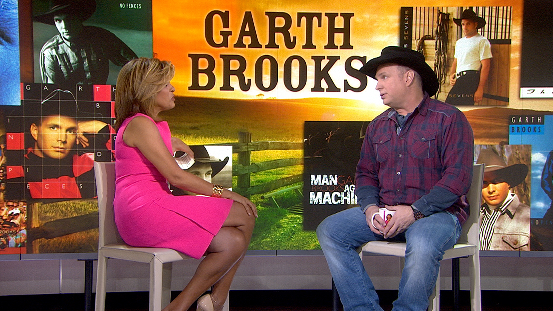 Garth Brooks, dad, returns to being Garth Brooks, super