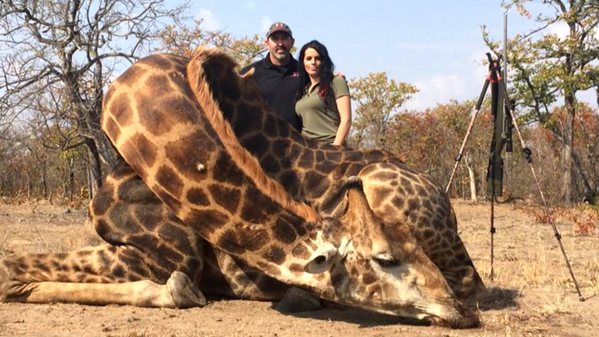 Idaho huntress Sabrina Corgatelli talks about dead giraffe photos.