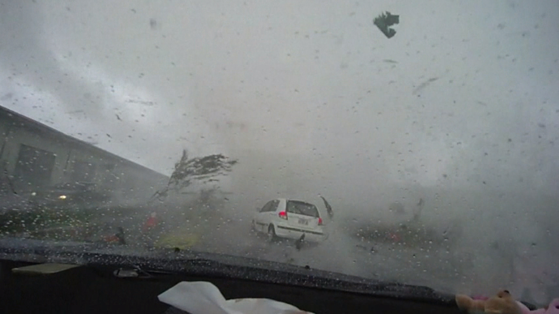 Caught on video Tornado in Taiwan carries car away