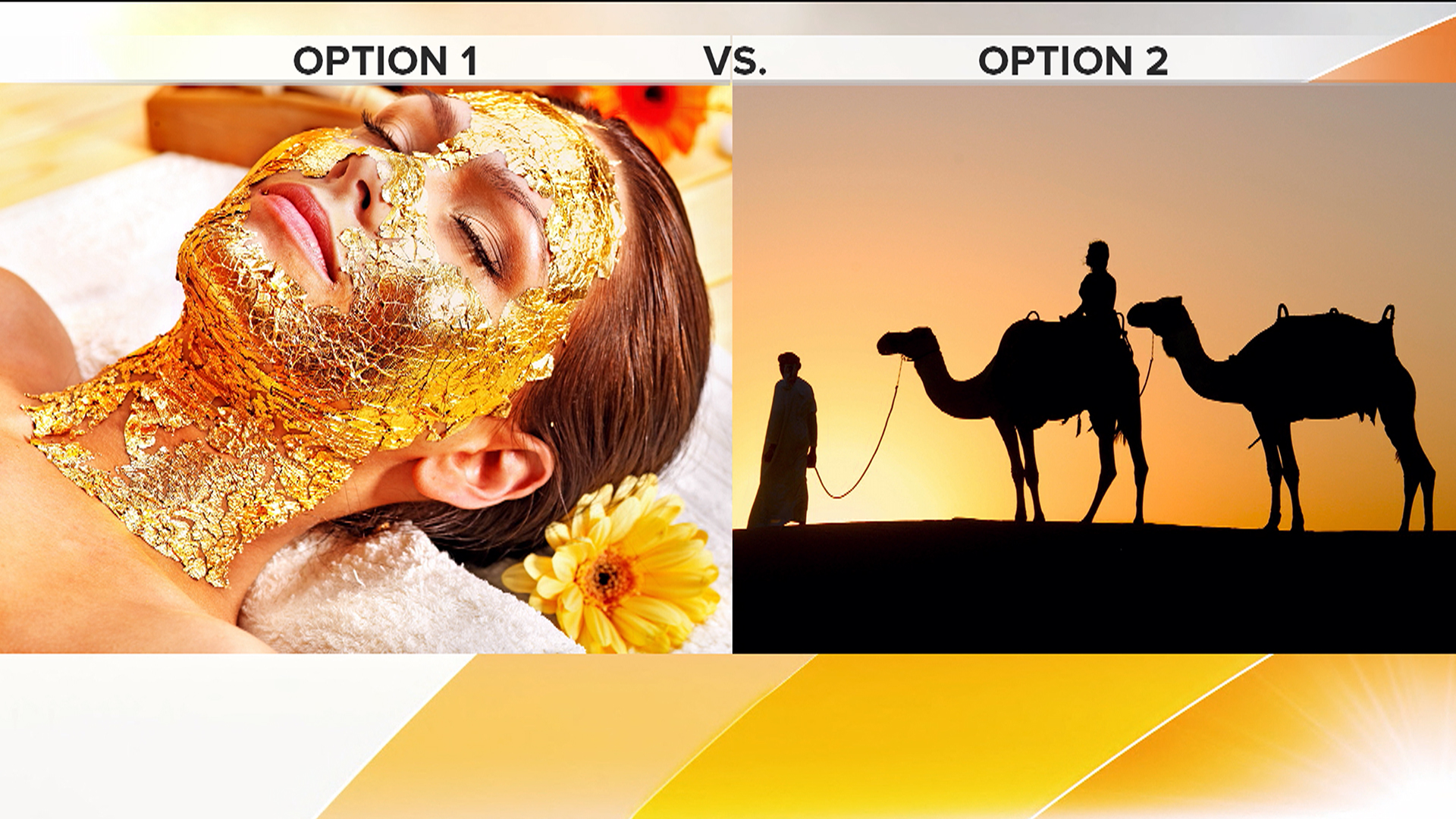 Camel ride or gold facial? ‘50/50’ contest winners explore Abu Dhabi