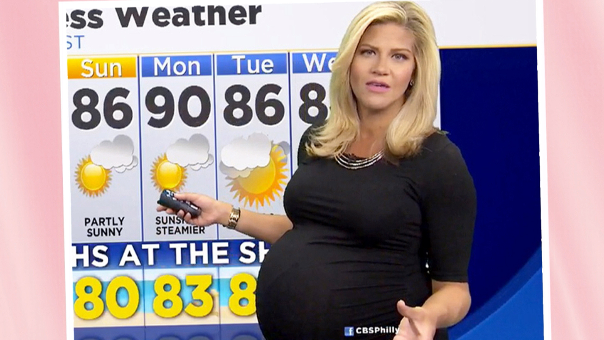 Pregnant Meteorologist fights back after body shaming incident.