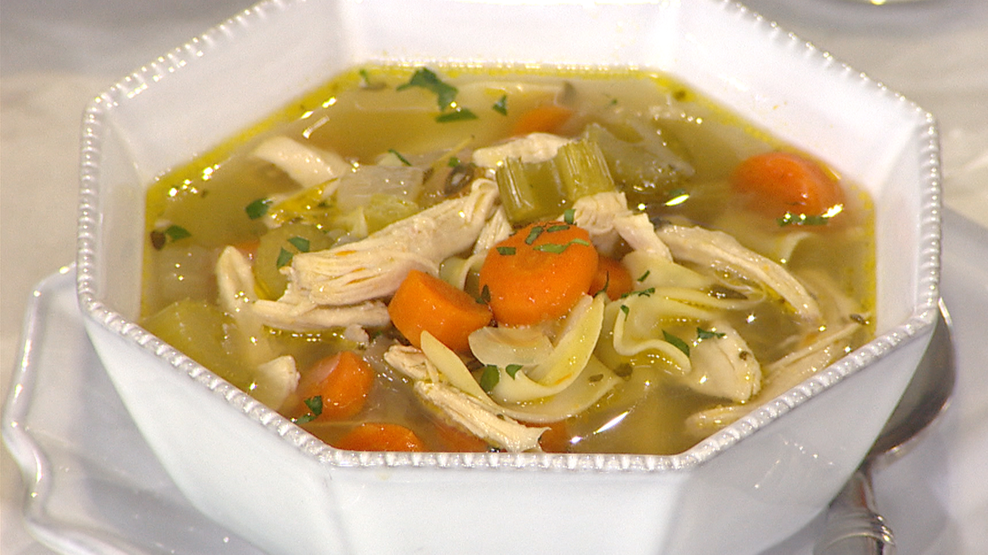 Martha Stewart Chicken Noodle Soup Recipe (With Video)