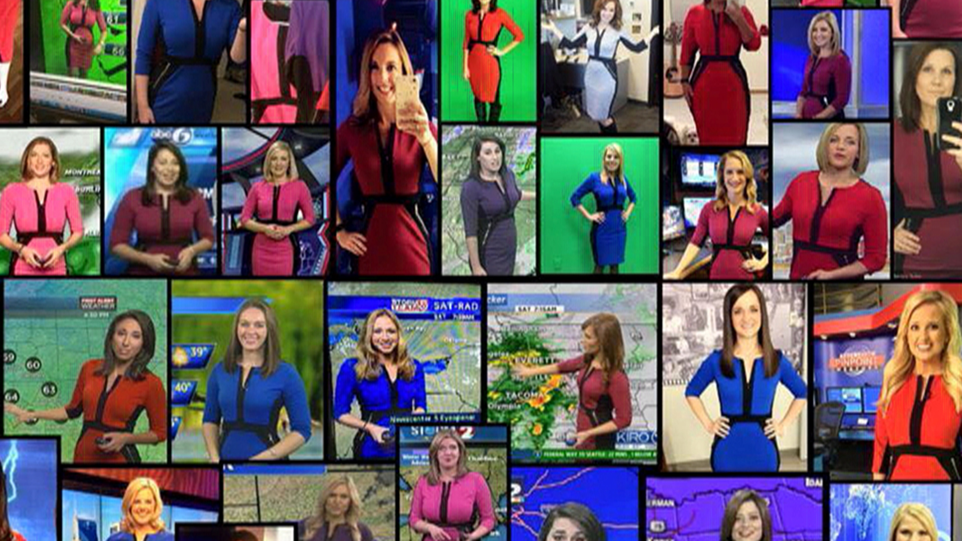 who dresses the ladies on the weather channel TV meteorologists are all wearing this flattering dress from Amazon 060222