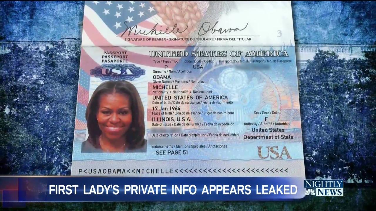 Паспорт США женский