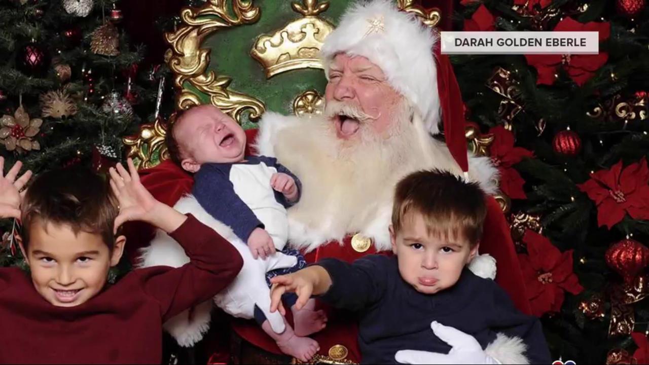 funny photos of santa