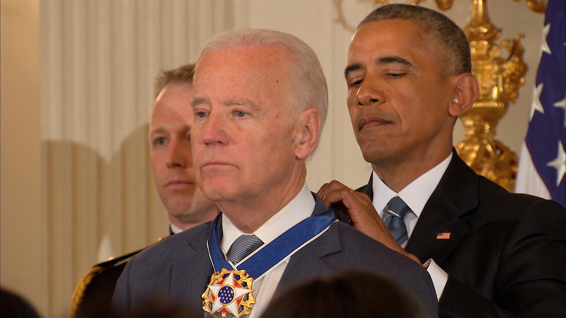 Joe Biden’s remarks after being surprised by President Obama with a ceremon...