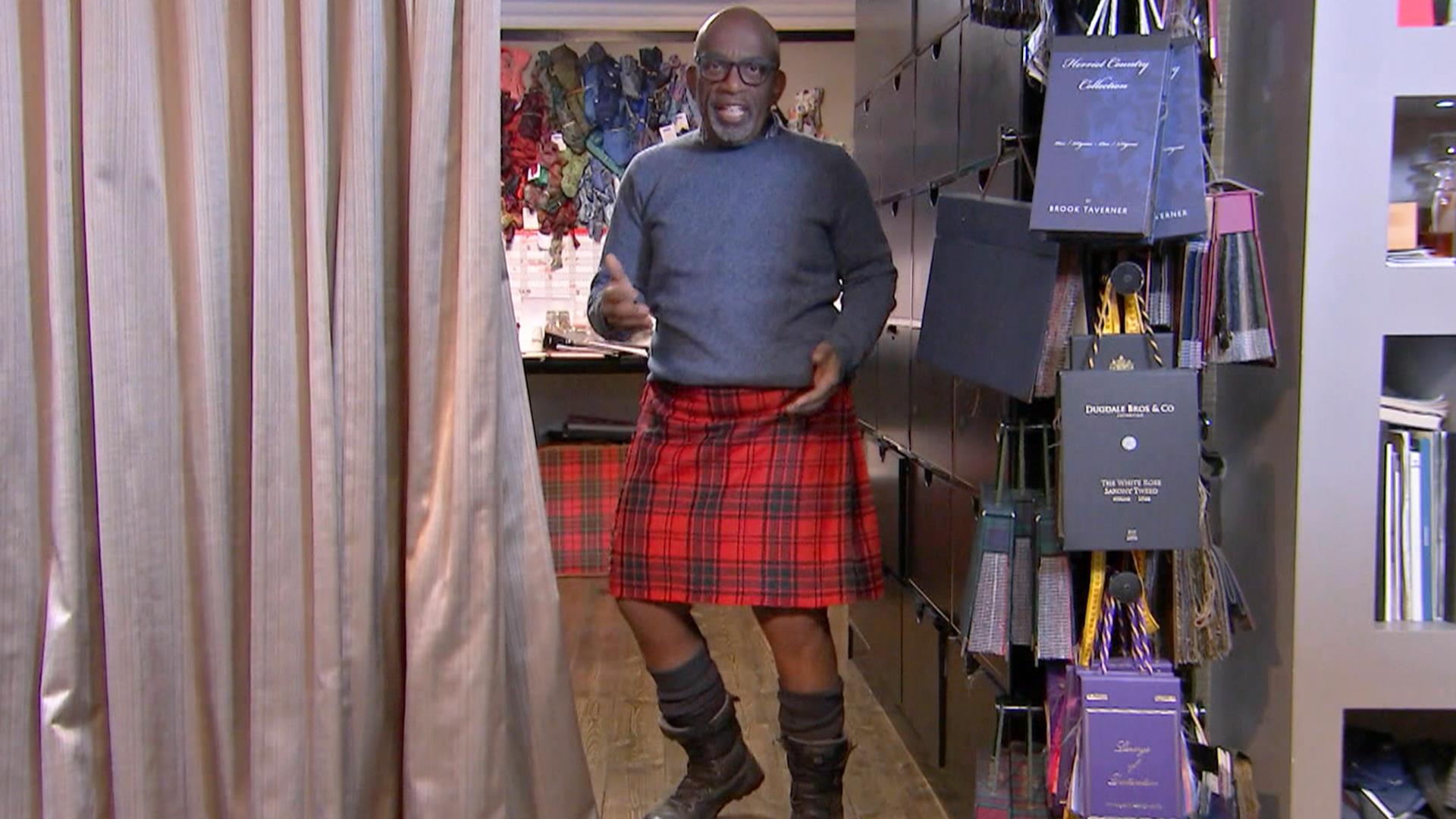 Al Roker goes in search of the perfect kilt in Scotland