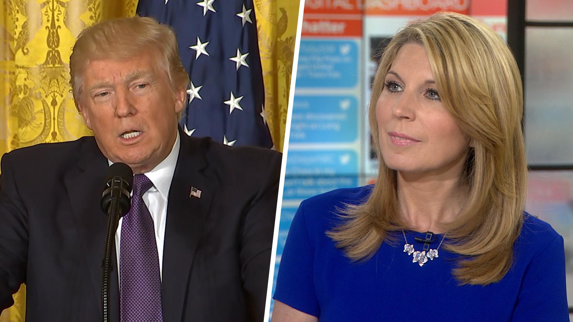 Political analyst Nicolle Wallace tells TODAY that as President Trump modif...