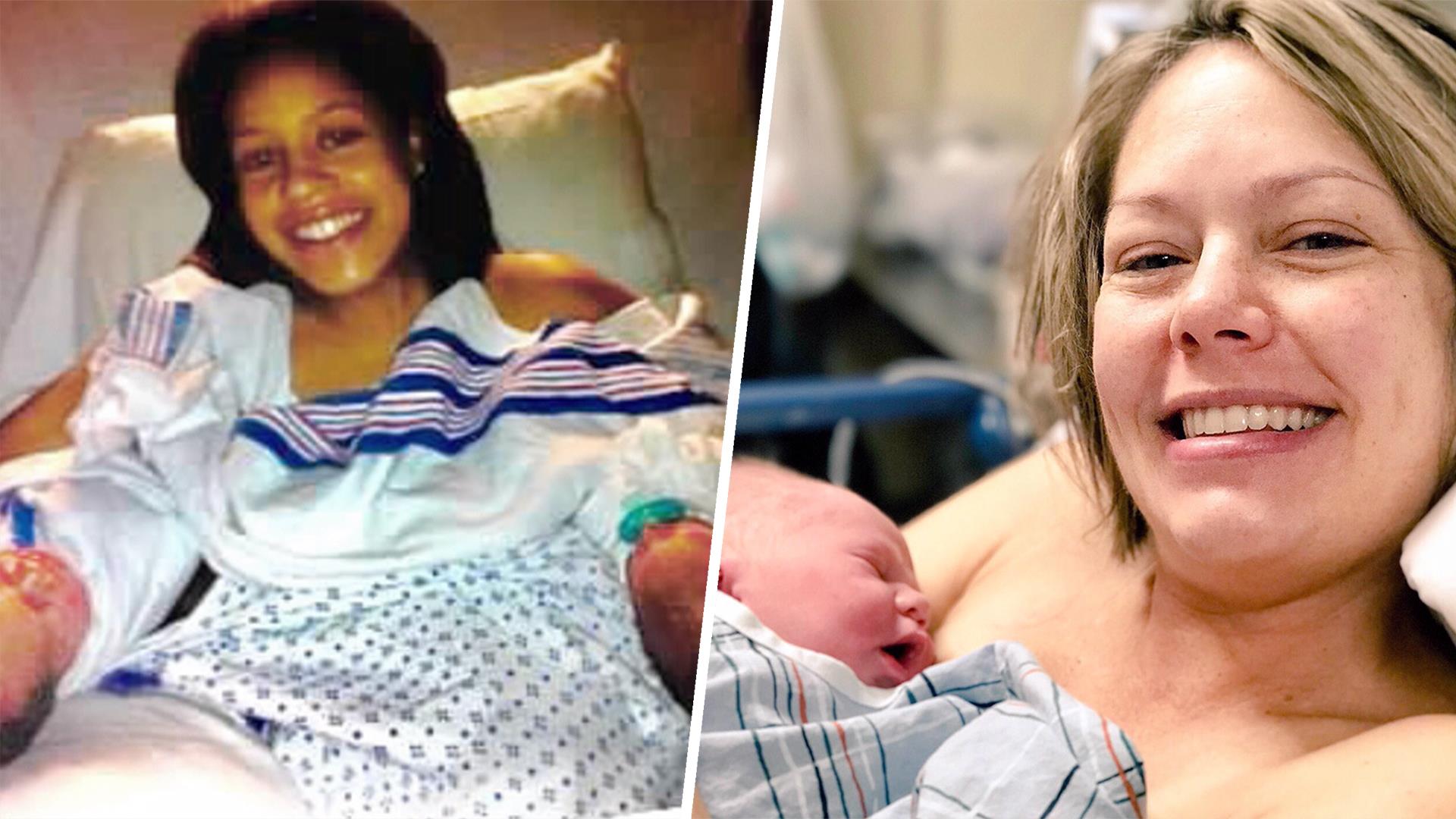 Sheinelle Jones, Dylan Dreyer share their sweet delivery room photos