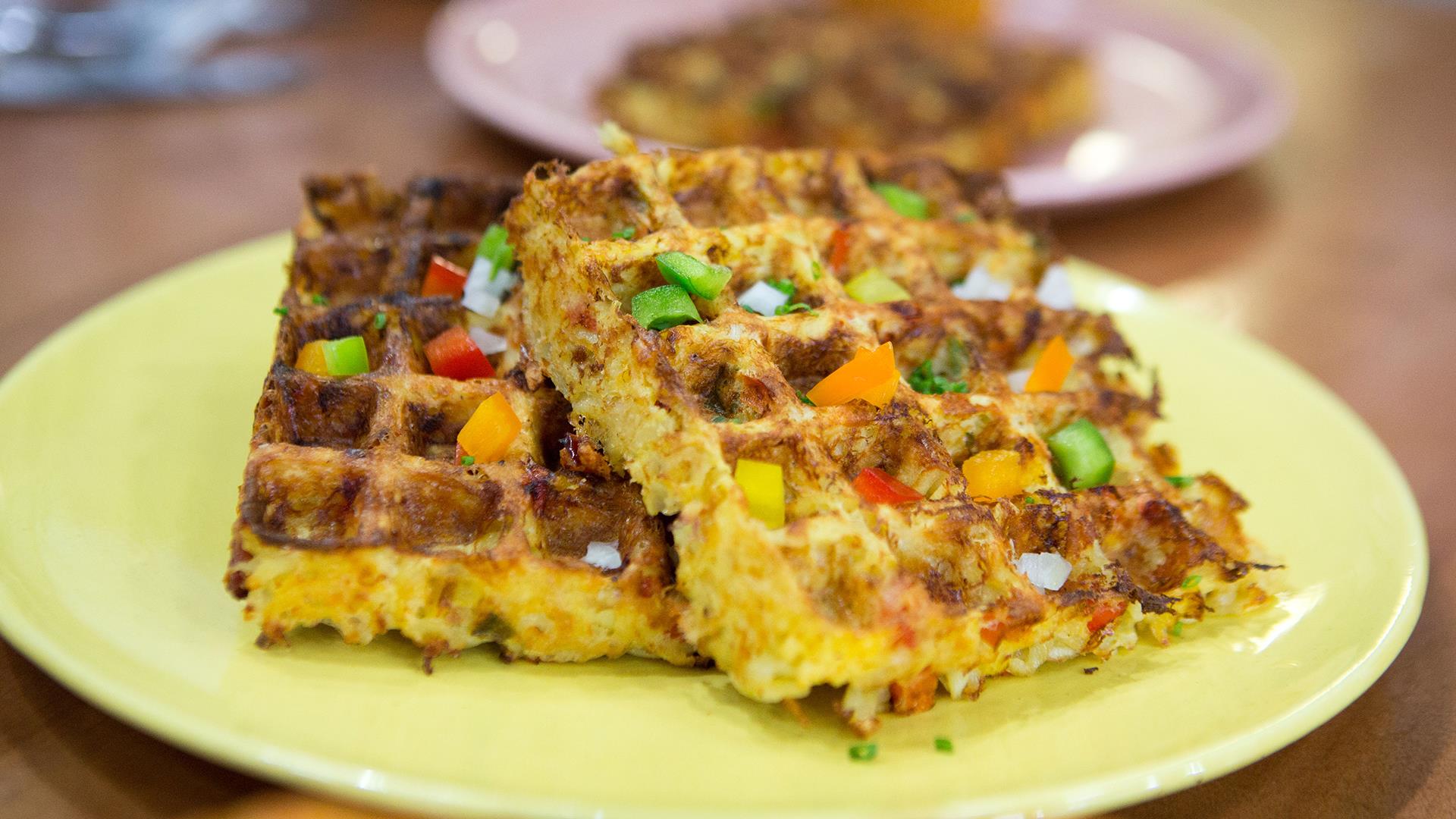 Hash Brown Waffles - Mama Loves Food