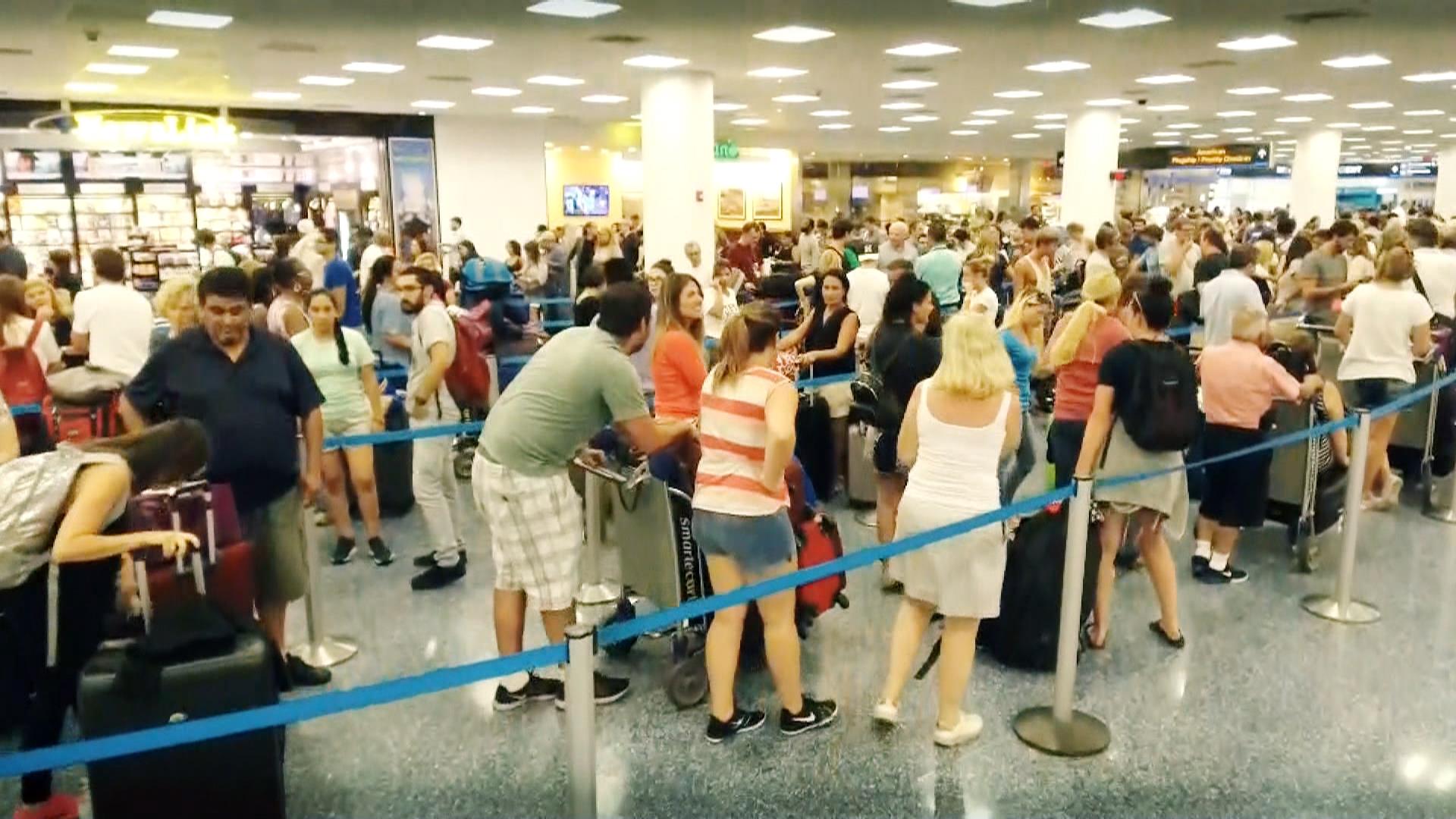 People evacuation from Hurricane.