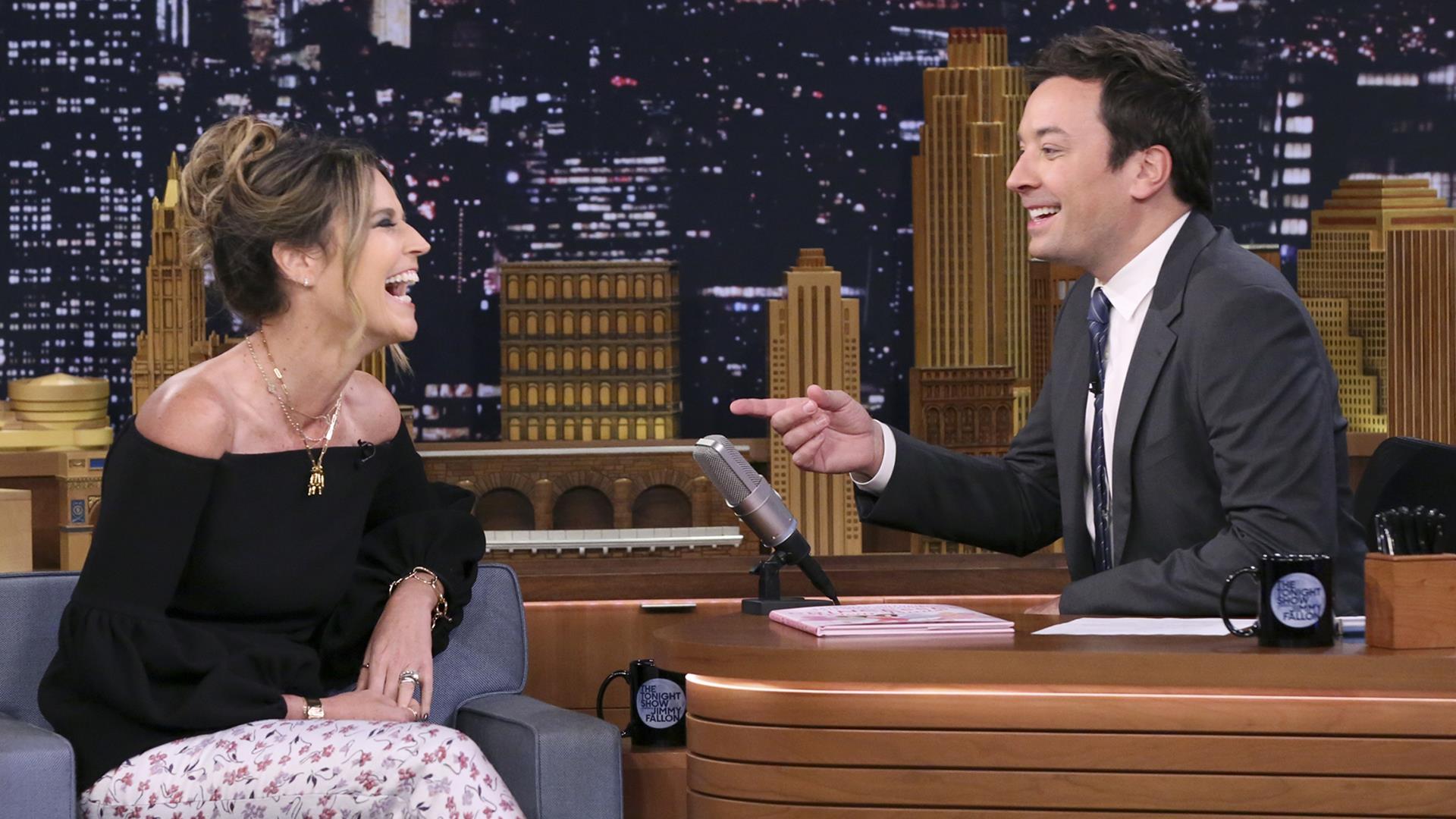 Savannah Guthrie stops by 'The Tonight Show' and forgets Vale's age