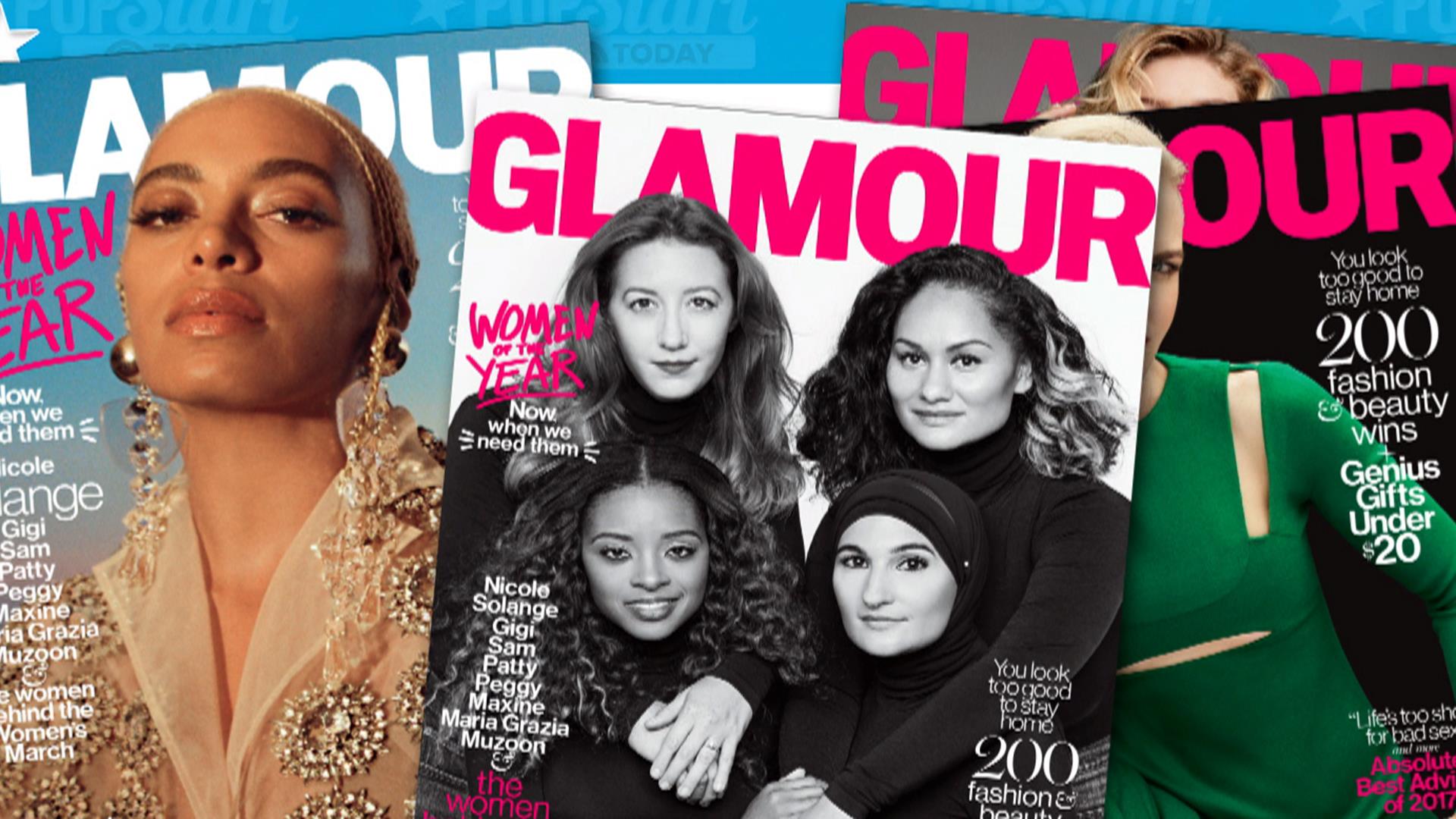 Glamour magazine reveals their women of the year for 2017