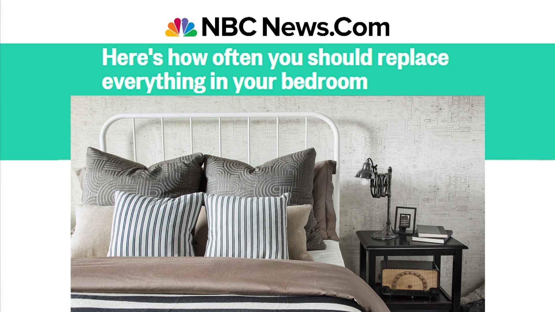 Here's how often you should replace everything in your bedroom