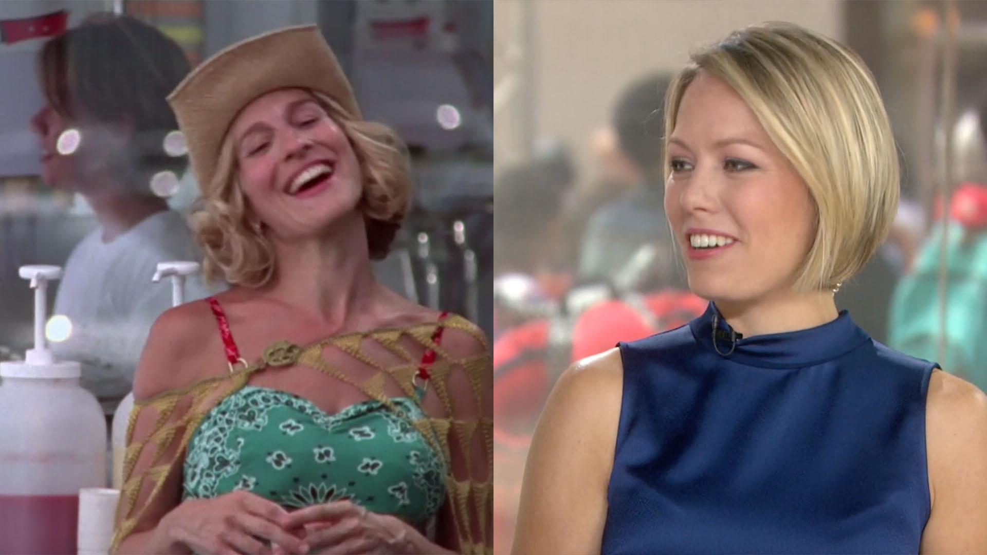 Watch Dylan Dreyer serve ice cream on "Sex and the City" .