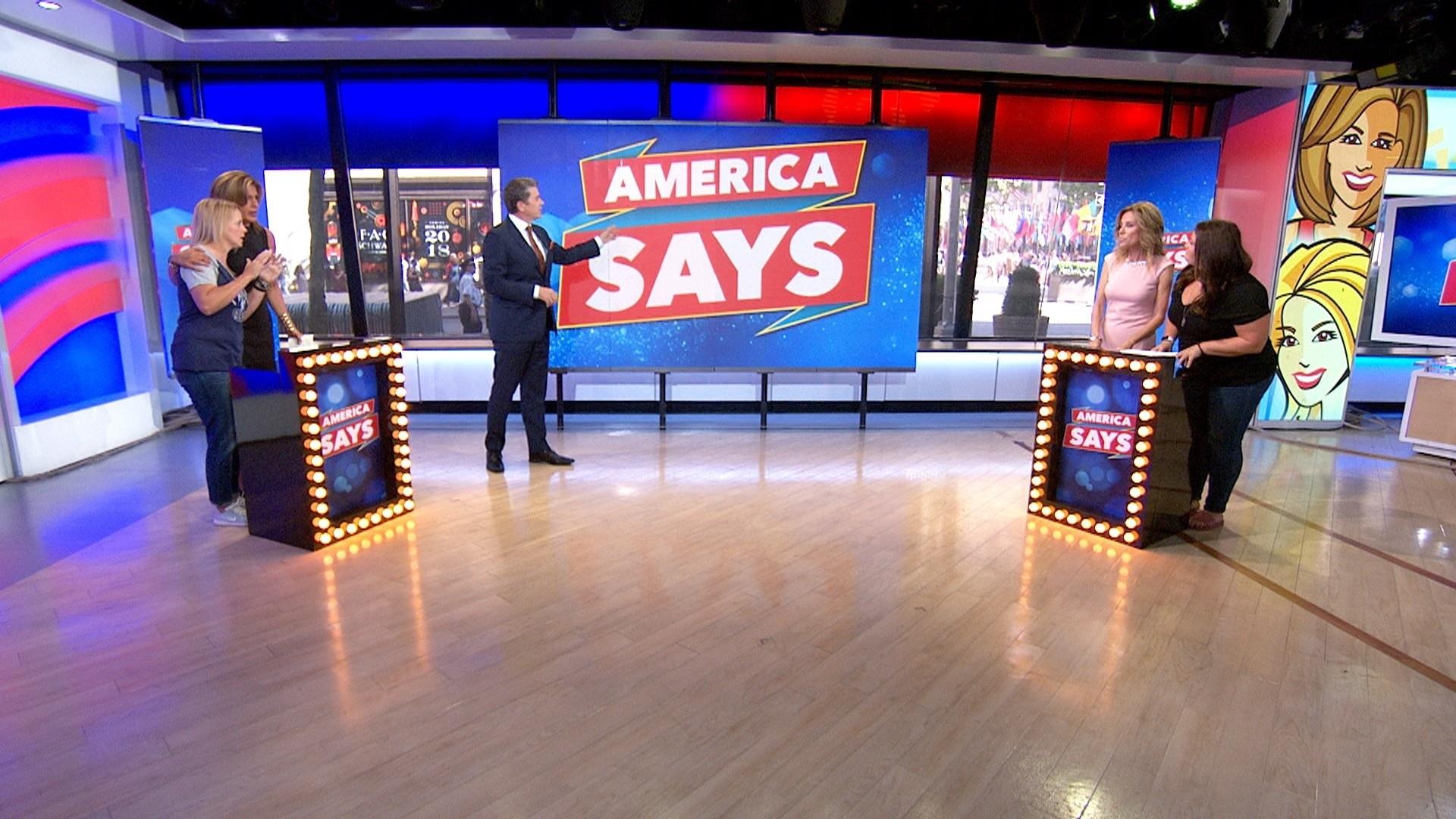 KLG and Hoda play 'America Says' with John Michael Higgins
