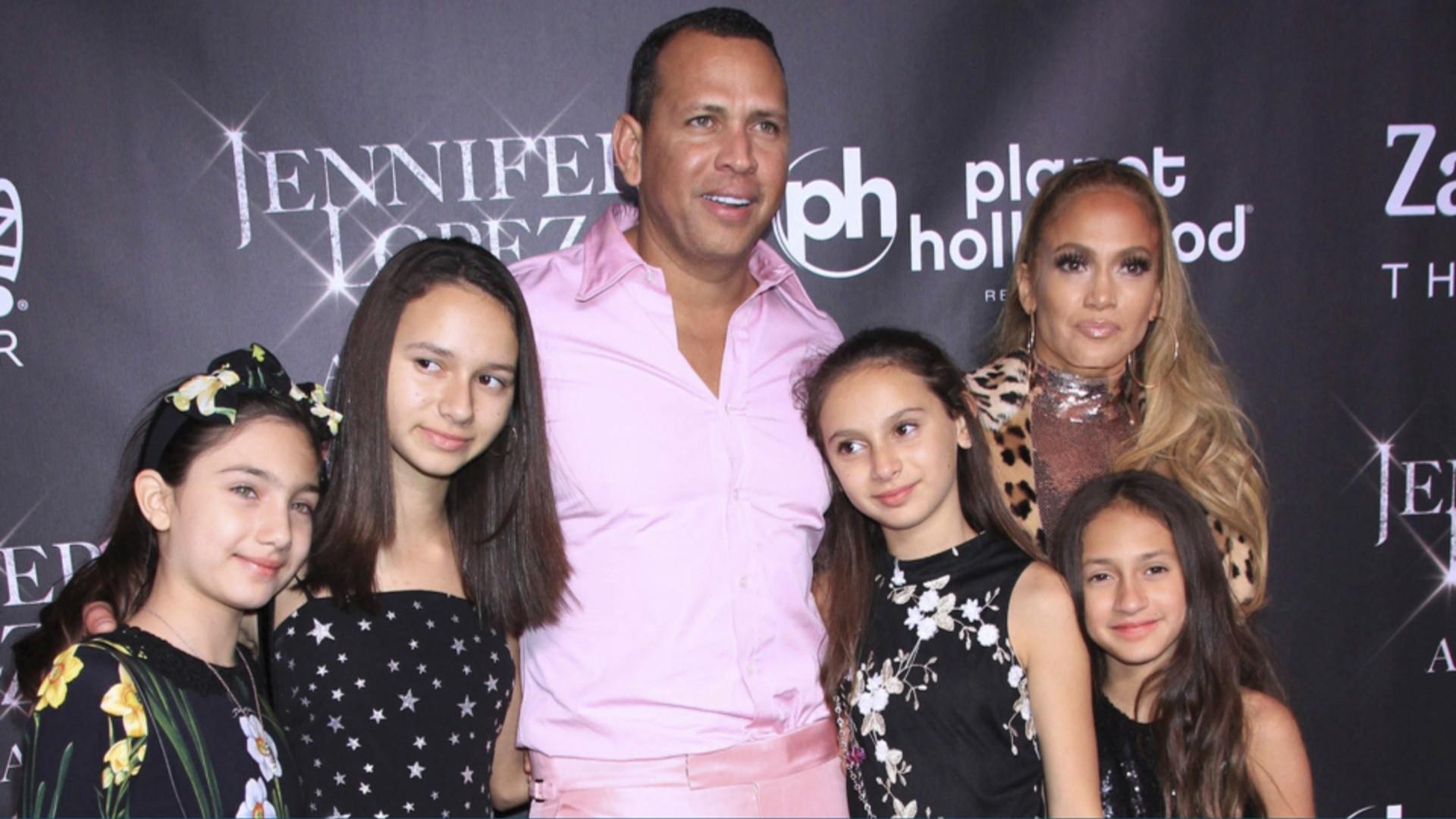 J Lo and A-Rod Spend Weekend With Kids
