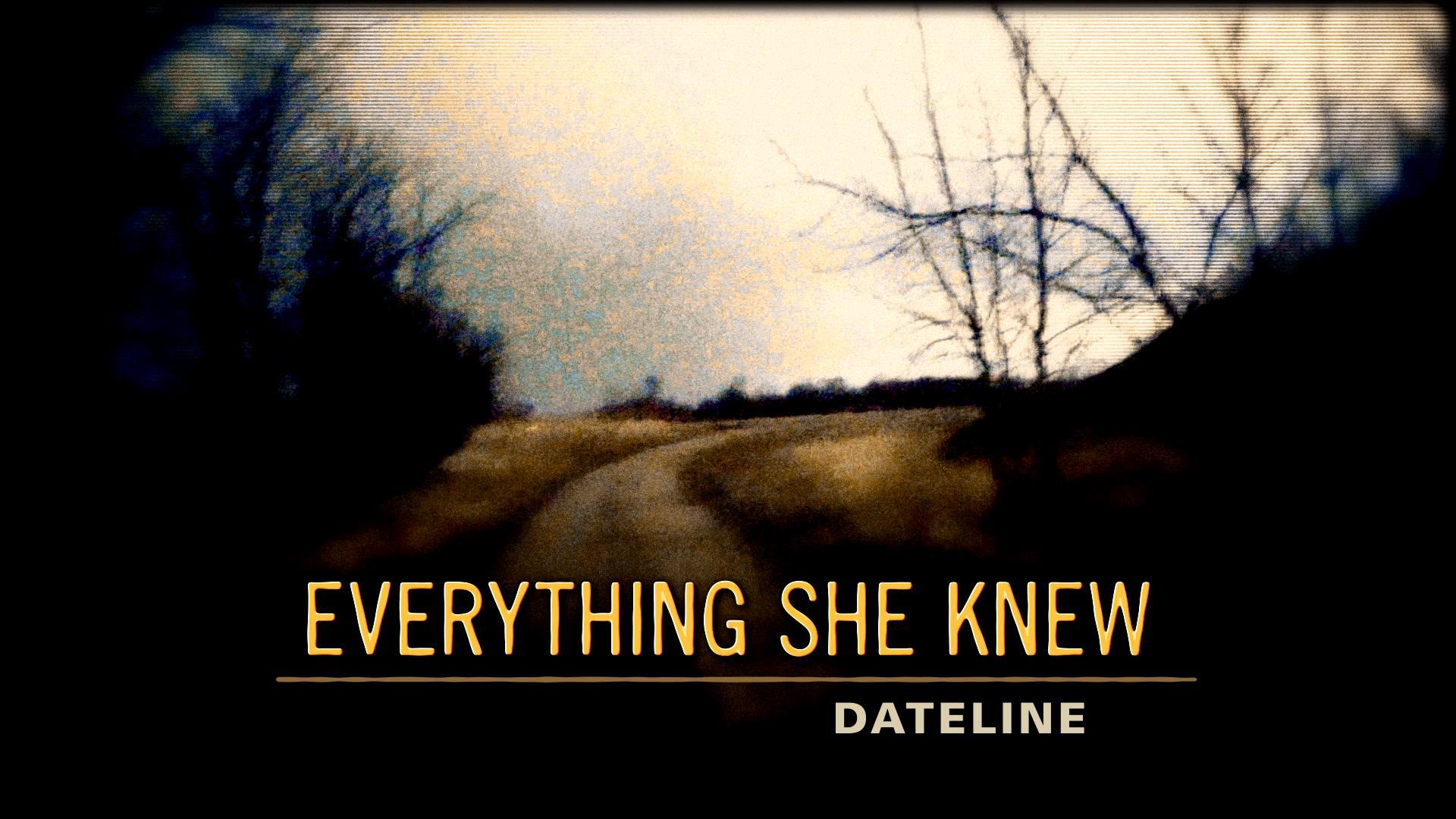 Dateline a crack in everything