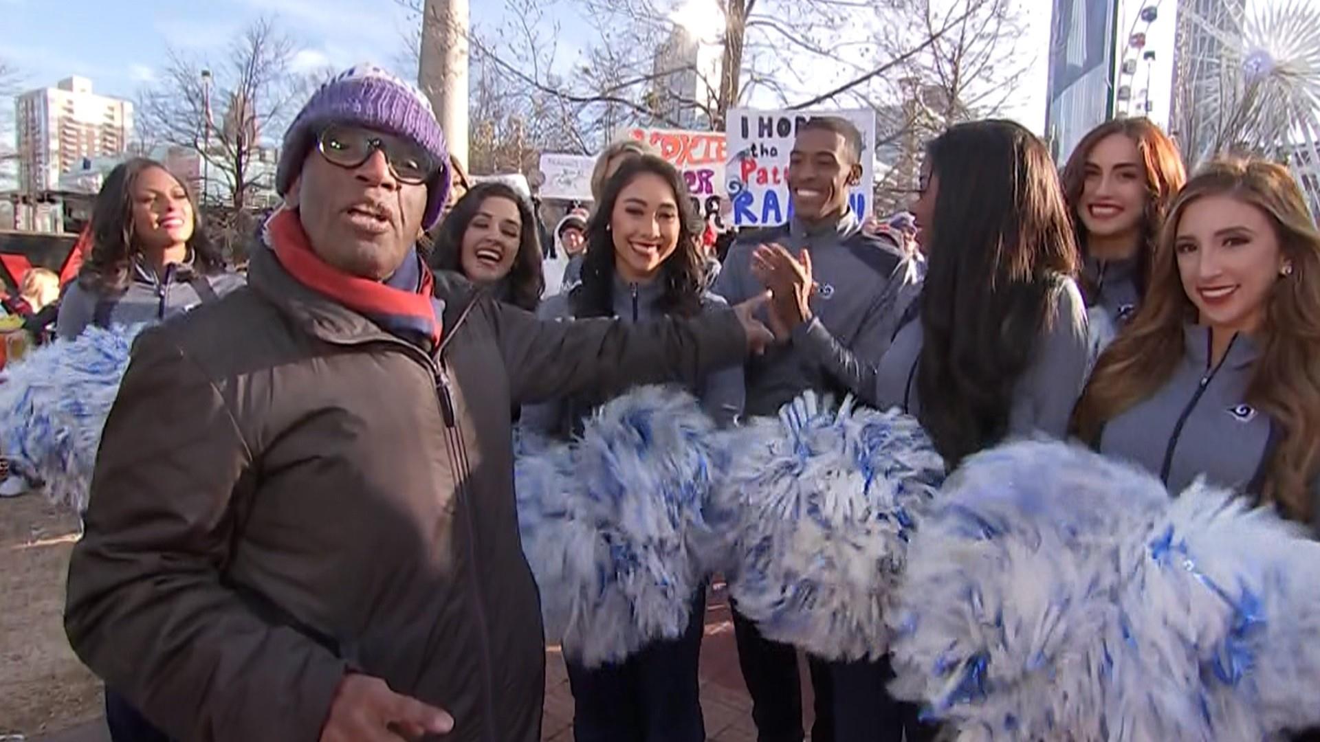 2 NFL Male LA Rams Cheerleaders Will Make Football History In Super Bowl  Game : NPR