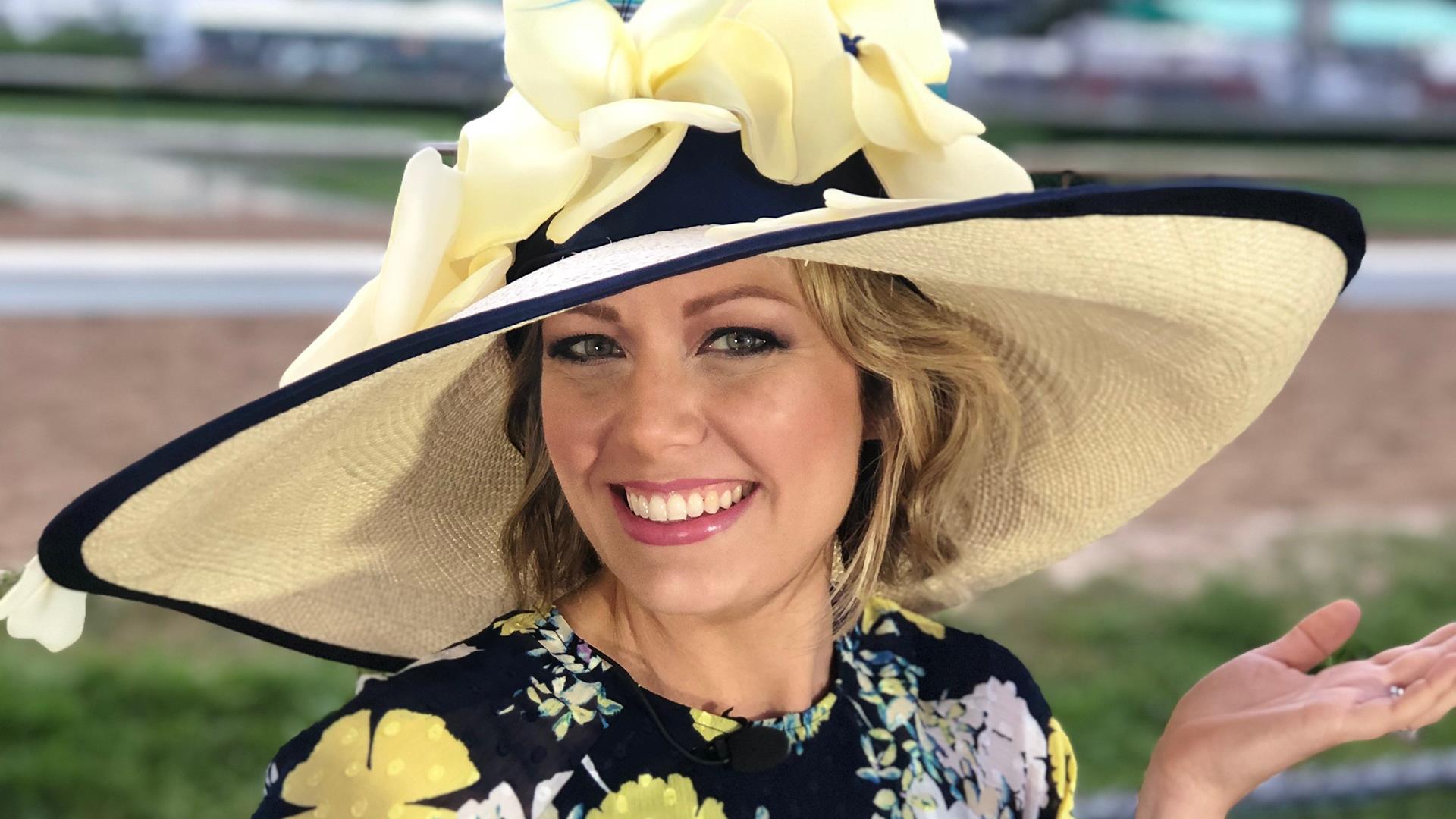 See Dylan Dreyer's fancy hat was made