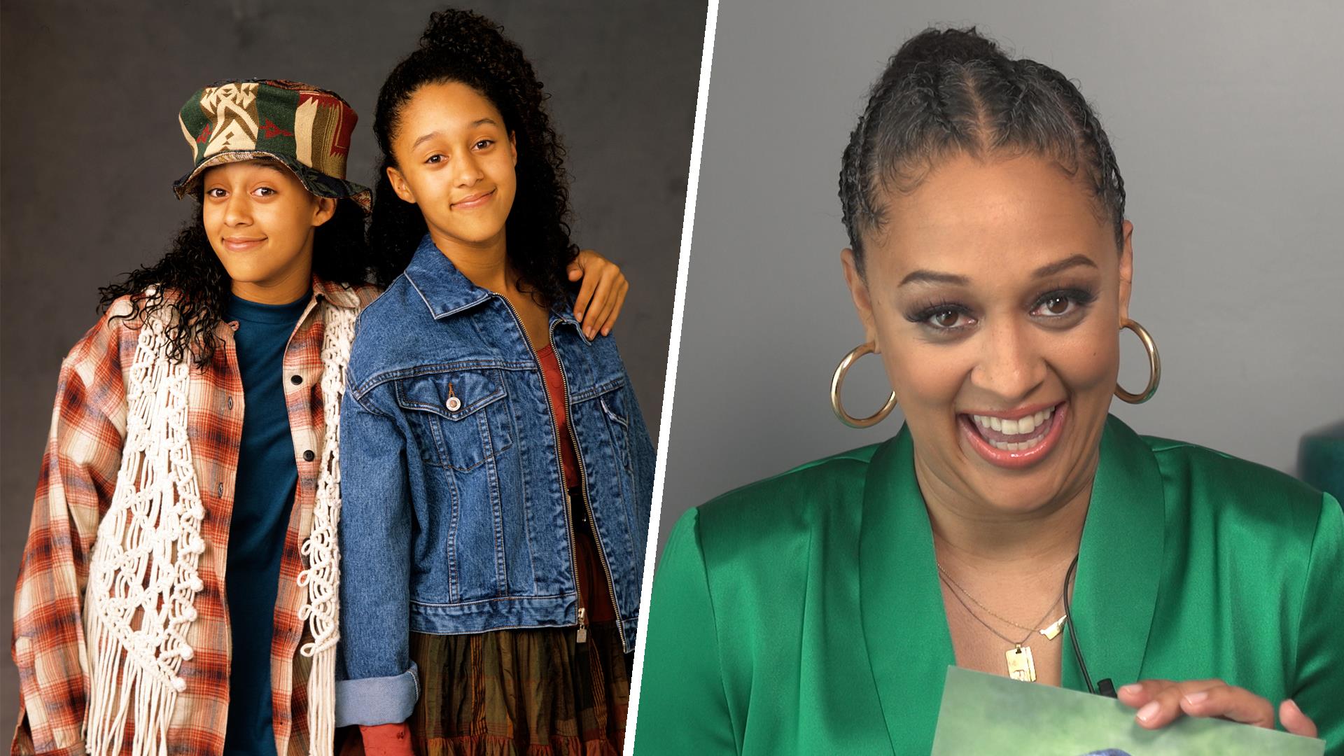 Sister, Sister' star Tia Mowry reacts to pics of herself 25 years late...