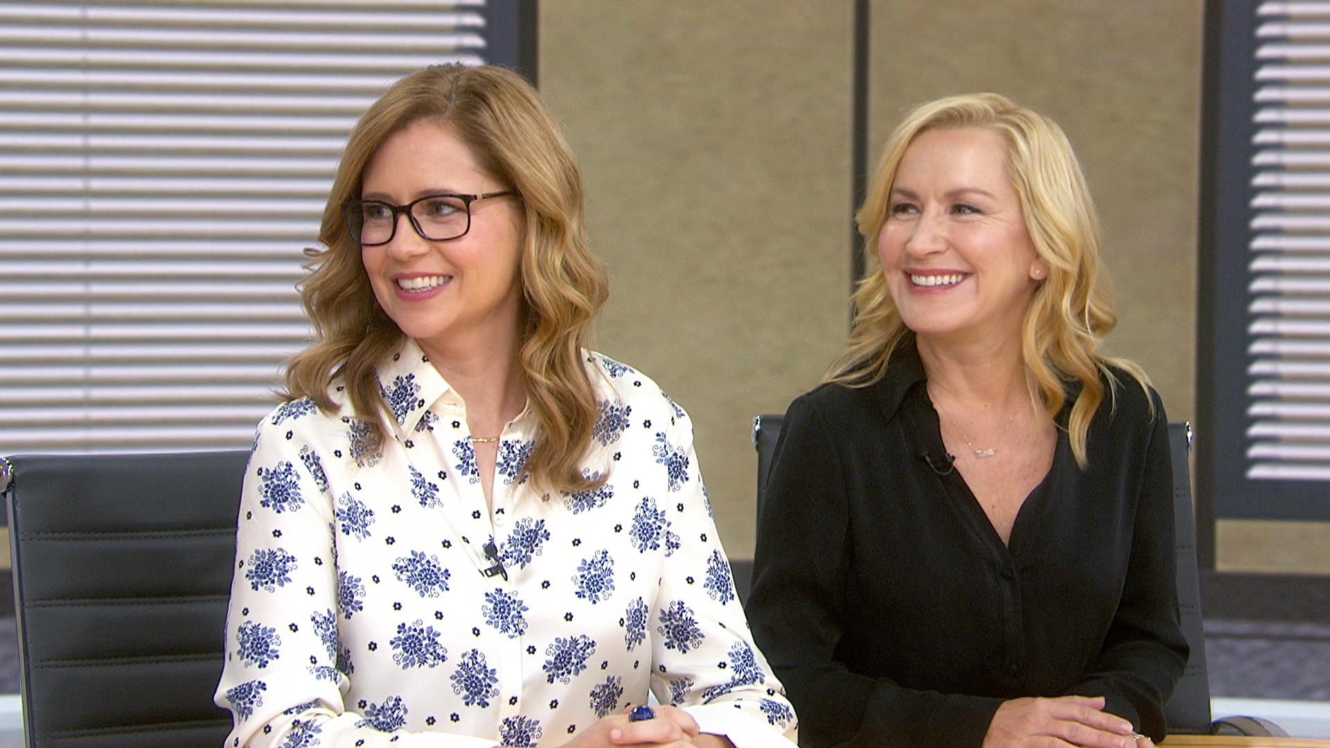 Jenna Fischer and Angela Kinsey talk about their new 'Office' podcast