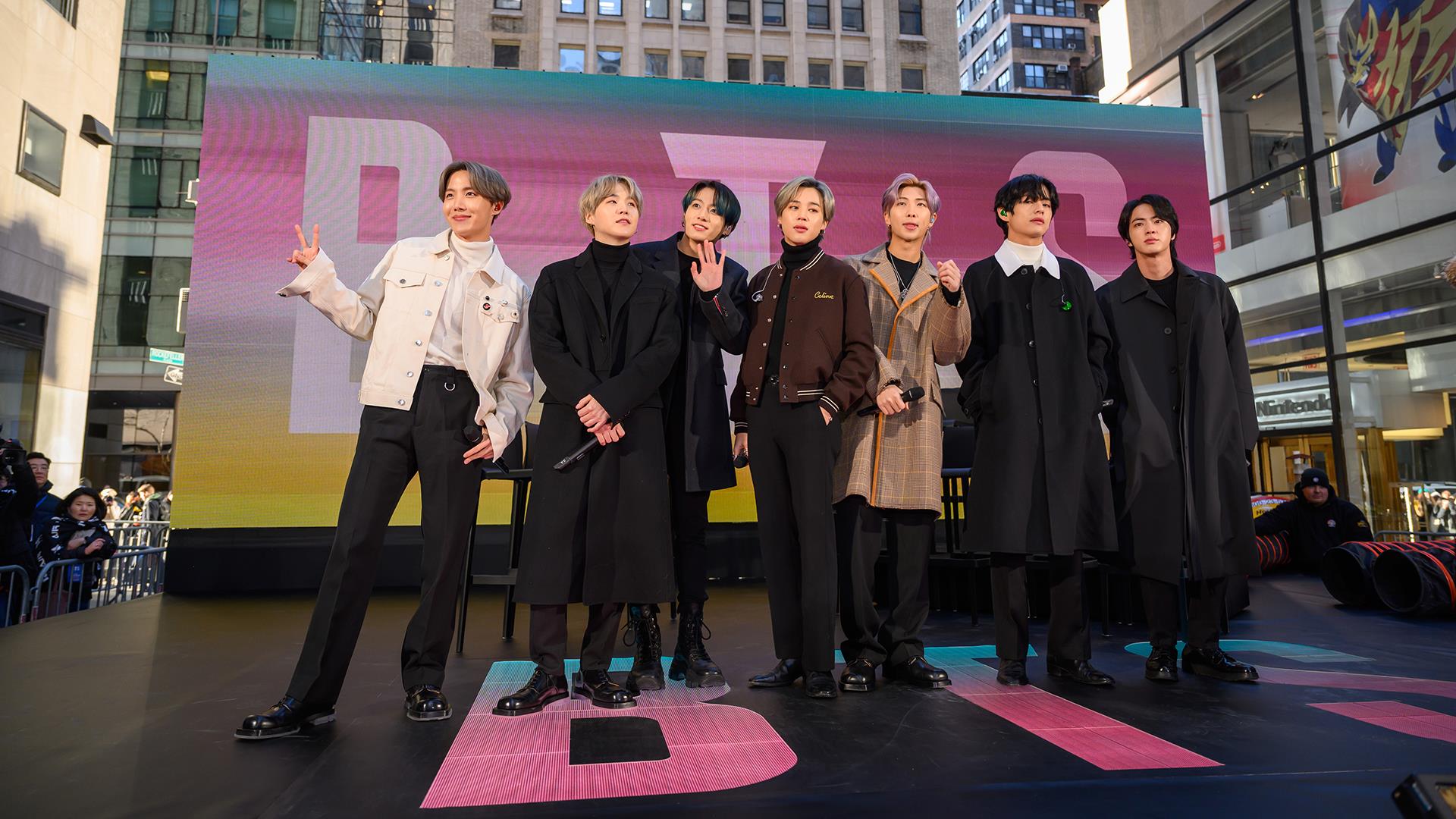 K-pop sensations BTS take over TODAY plaza for live interview