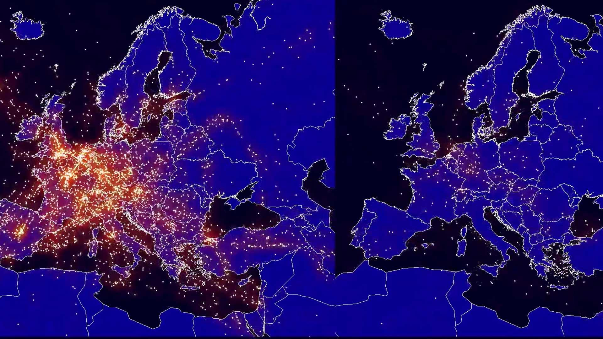 Карта европы 2020