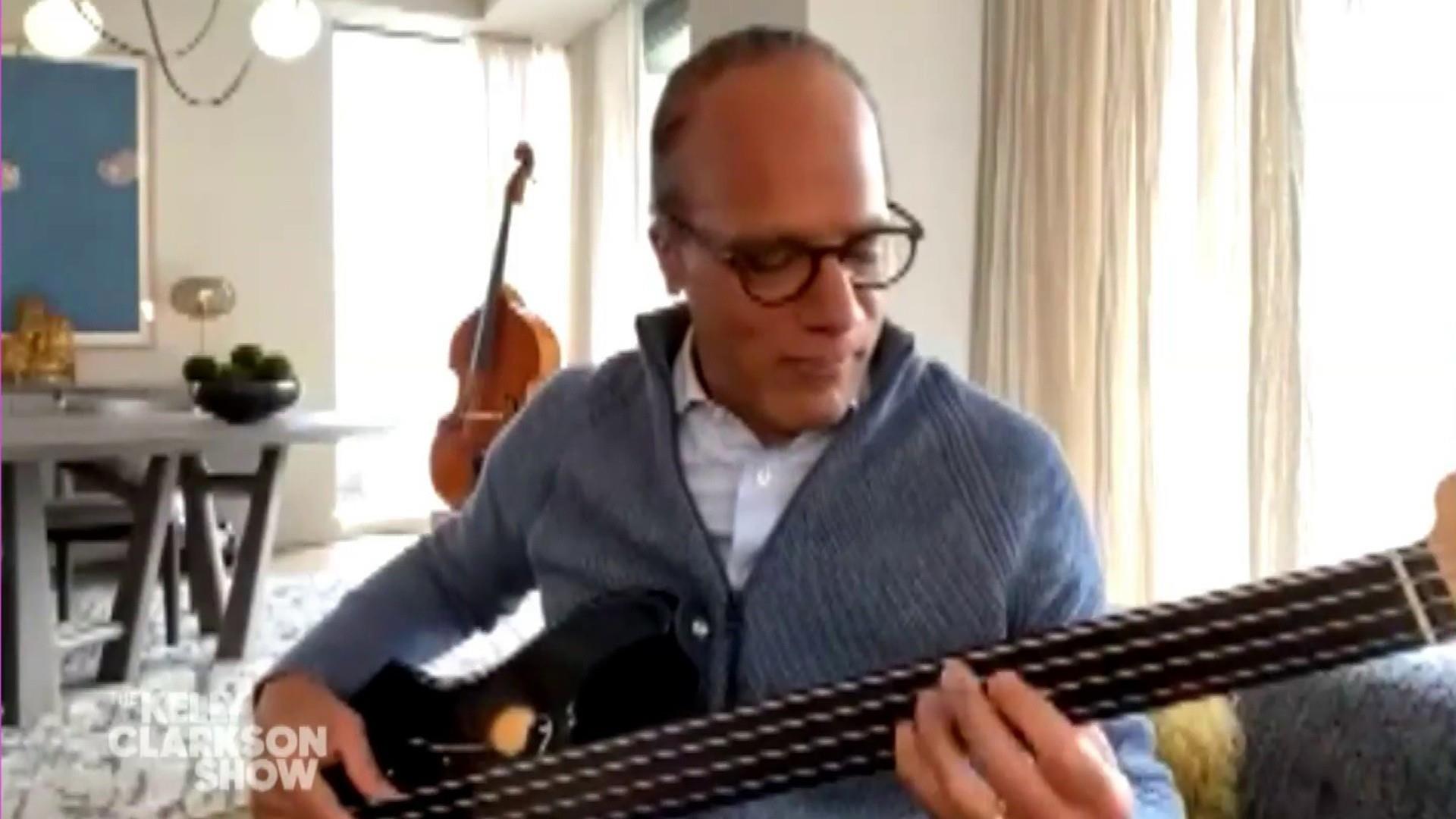 Does Lester Holt Play Bass Guitar  