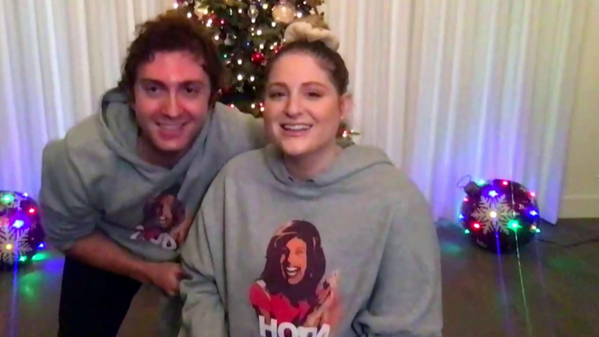 Pregnant Meghan Trainor jokes about her unborn keeping her awake