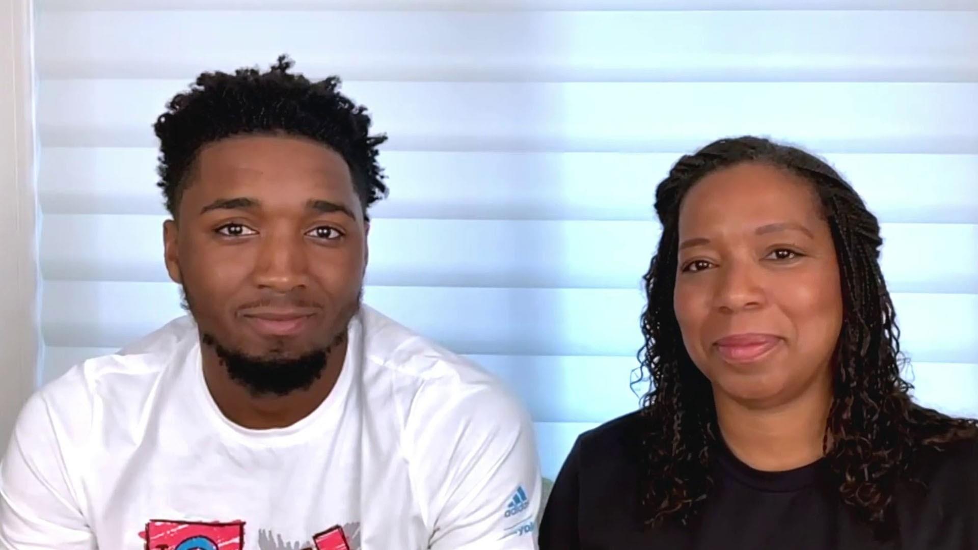 Donovan Mitchell has learned the value of education from his mom