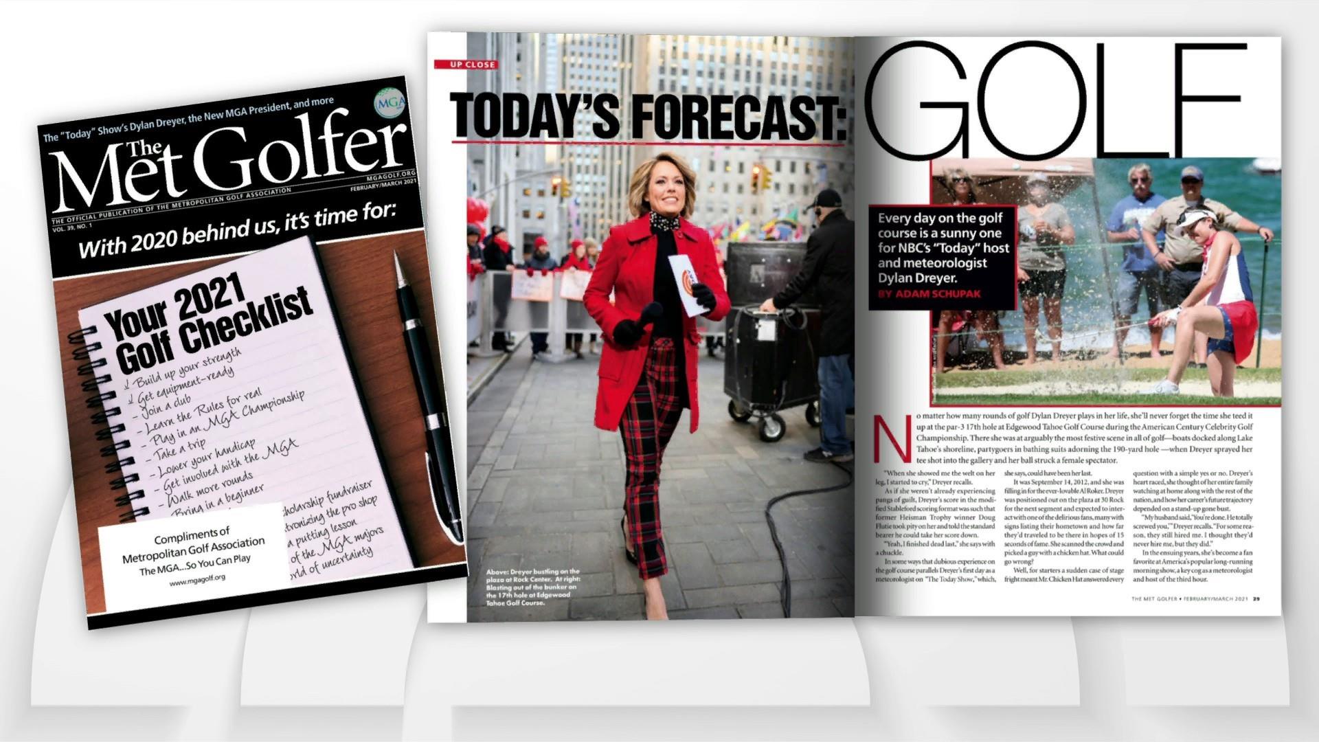 Dylan Dreyer featured in The Met Golfer magazine