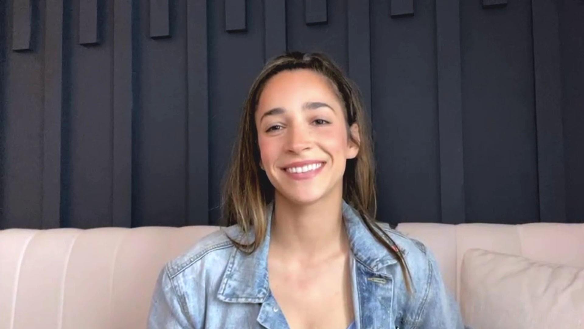 Aly Raisman talks about Aerie line to benefit child abuse prevention