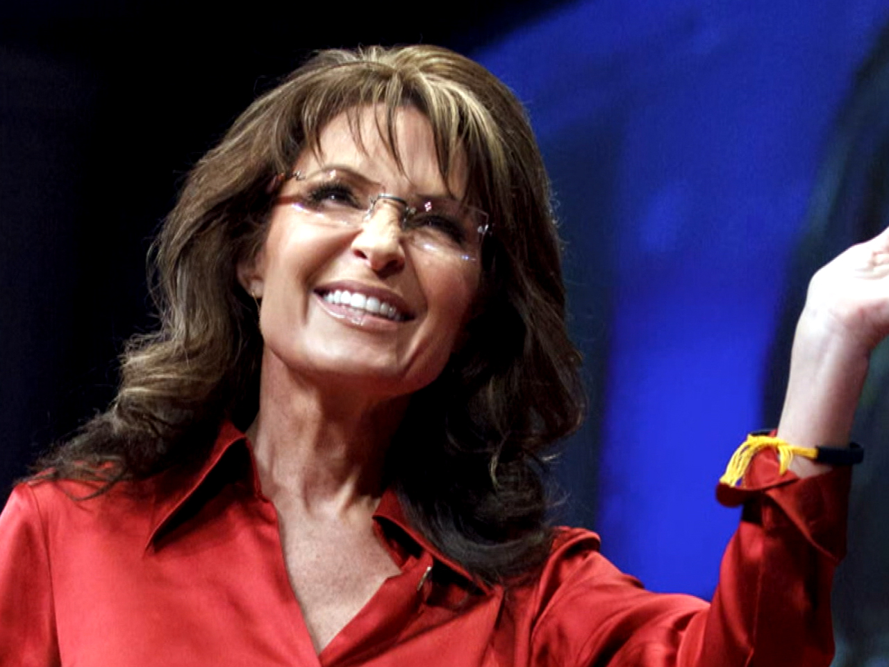 Sarah Palin hints at another run for office.