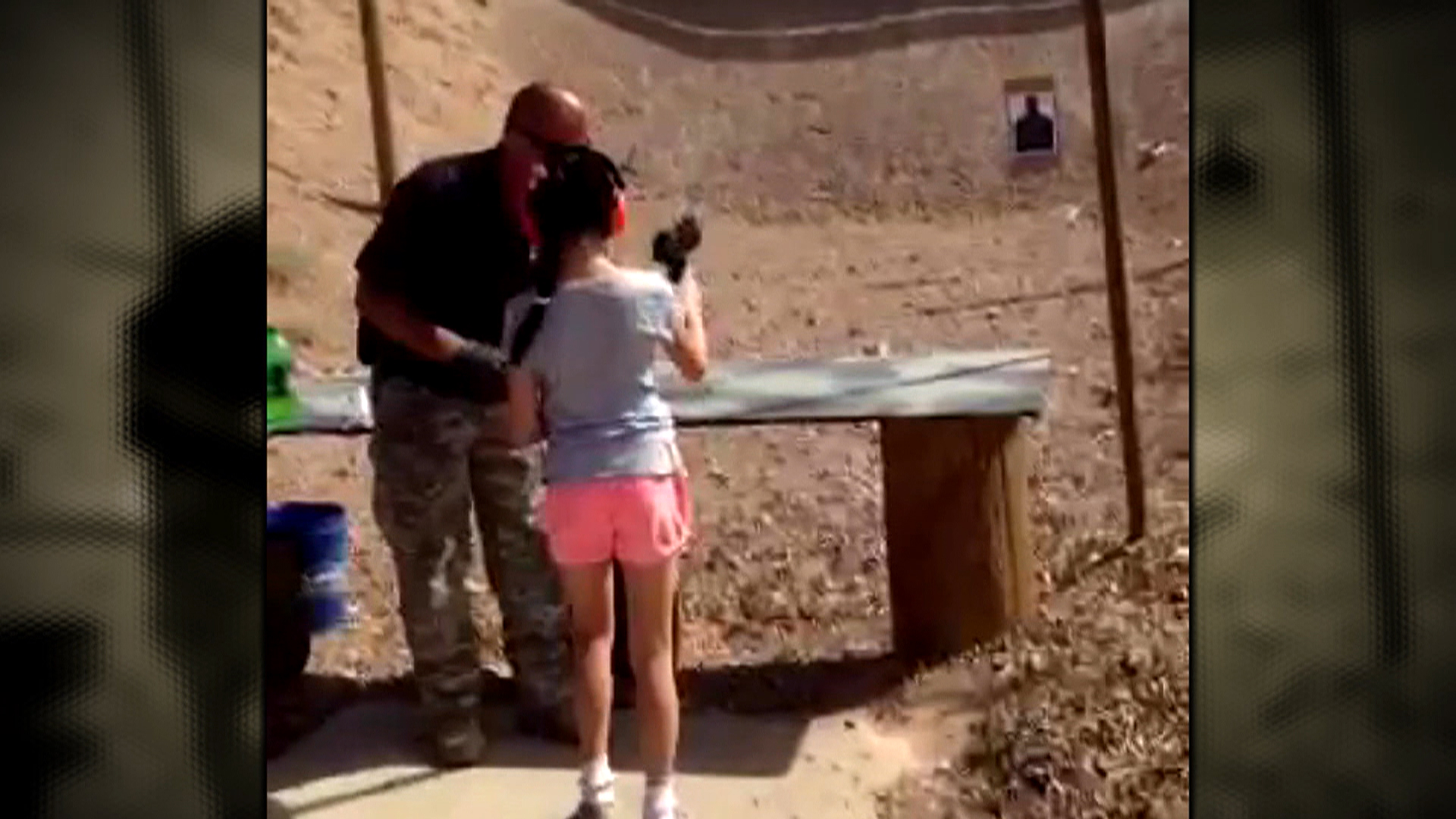 Girl kills instructor with uzi raw